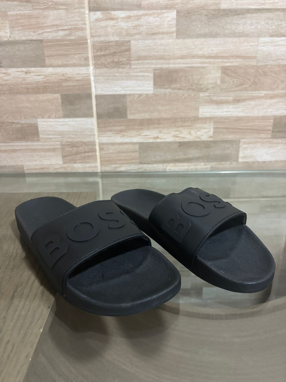 Chinelo Slide Boss All black 40